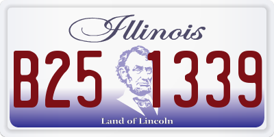 IL license plate B251339