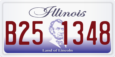 IL license plate B251348