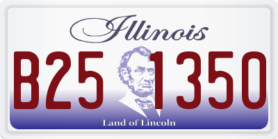IL license plate B251350
