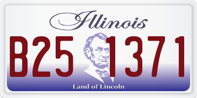 IL license plate B251371