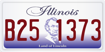 IL license plate B251373