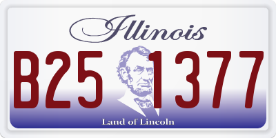 IL license plate B251377