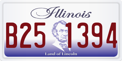 IL license plate B251394