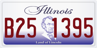 IL license plate B251395