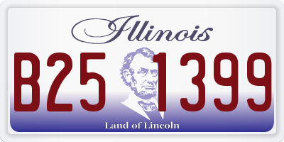 IL license plate B251399