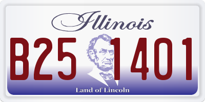 IL license plate B251401