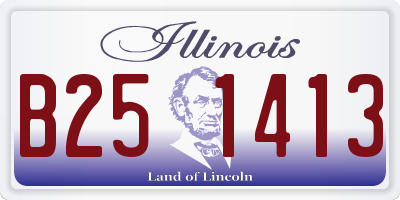 IL license plate B251413