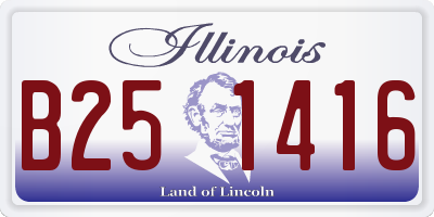 IL license plate B251416