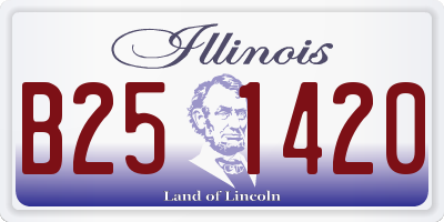 IL license plate B251420