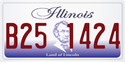 IL license plate B251424