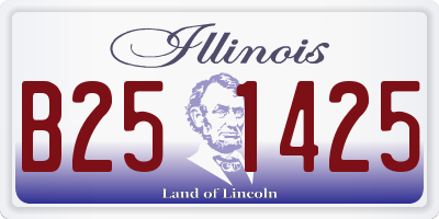 IL license plate B251425