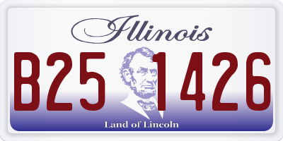 IL license plate B251426