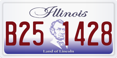 IL license plate B251428
