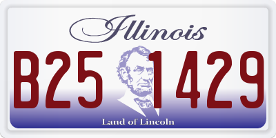 IL license plate B251429