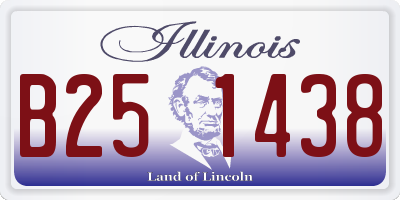 IL license plate B251438