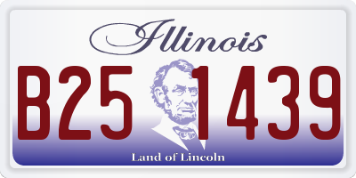 IL license plate B251439