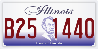 IL license plate B251440