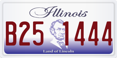 IL license plate B251444