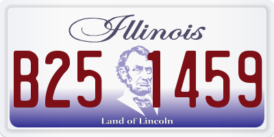 IL license plate B251459