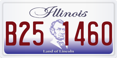 IL license plate B251460