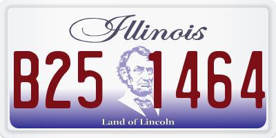 IL license plate B251464