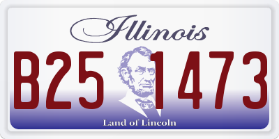 IL license plate B251473
