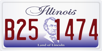 IL license plate B251474
