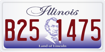 IL license plate B251475