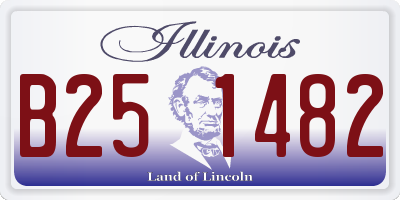 IL license plate B251482