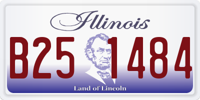 IL license plate B251484