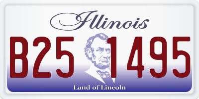 IL license plate B251495