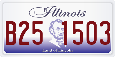 IL license plate B251503