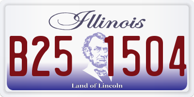 IL license plate B251504