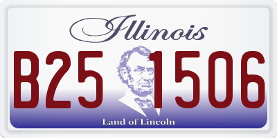 IL license plate B251506
