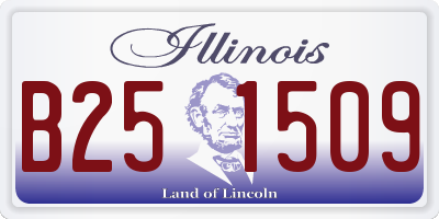 IL license plate B251509