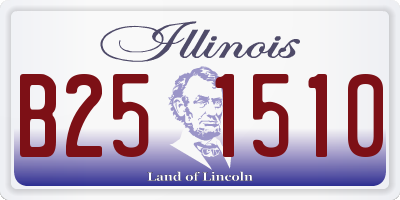 IL license plate B251510