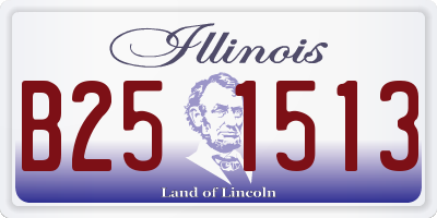 IL license plate B251513