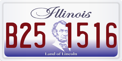 IL license plate B251516