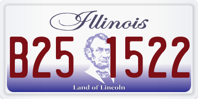 IL license plate B251522