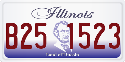 IL license plate B251523