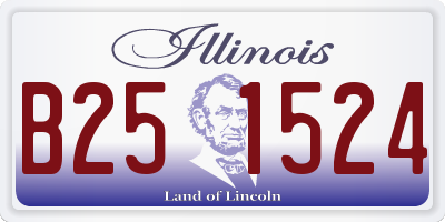 IL license plate B251524