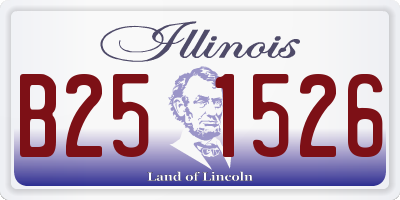 IL license plate B251526