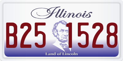 IL license plate B251528