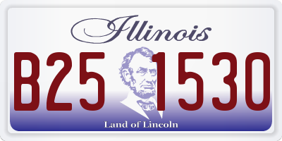 IL license plate B251530