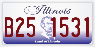 IL license plate B251531