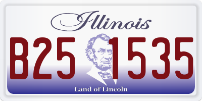IL license plate B251535