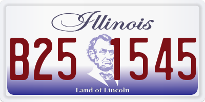 IL license plate B251545