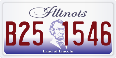 IL license plate B251546
