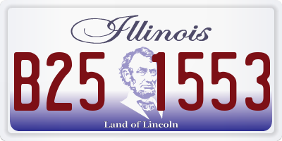 IL license plate B251553