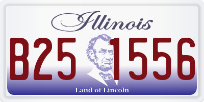 IL license plate B251556